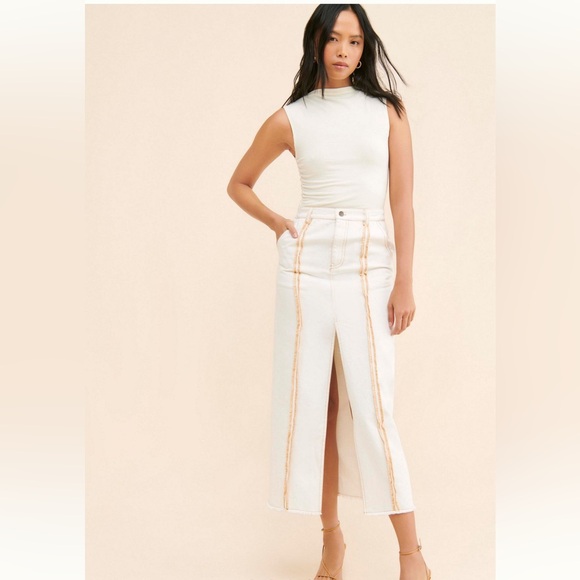 Moon River Dresses & Skirts - Anthropologie Midi Skirt-